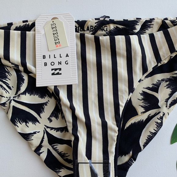 🏝BILLABONG Palm Side Reversible Lowrider Bikini Bottom 🏝 - Picture 5 of 8